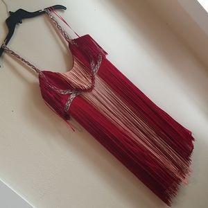 Free people Fringe dress